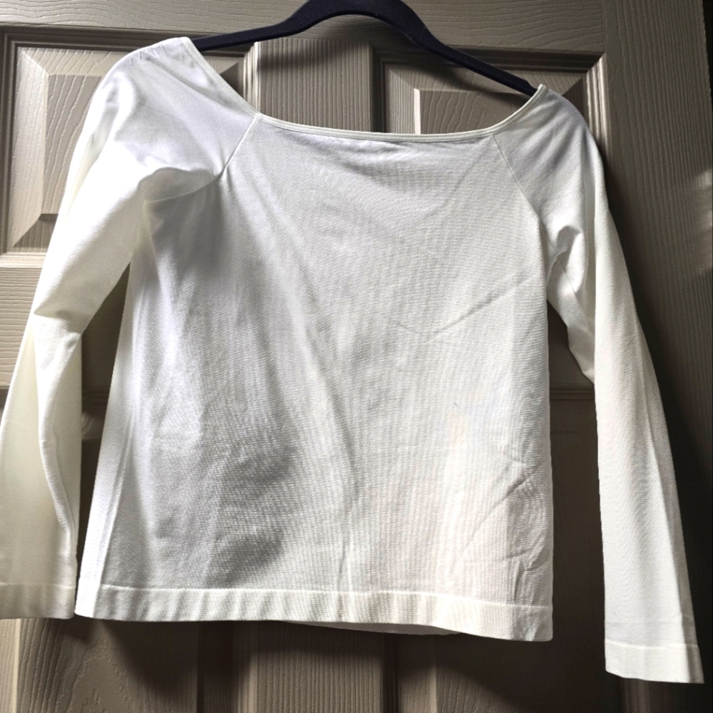 Off Shoulder White Women's Top
